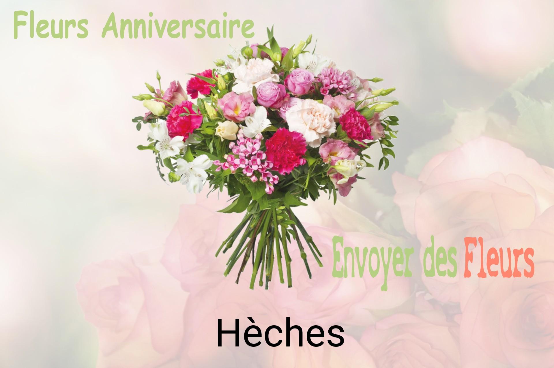Bouquet de fleurs d’anniversaire livré à Hèches